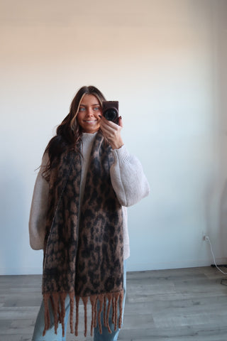 Leopard Cozy Scarf