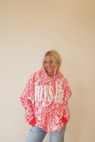 Red camo Manhunt Racer Hoodie