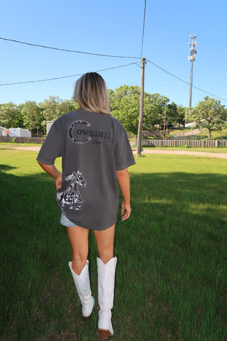 Cowgirl Era Graphic Oversized Graphic Tee