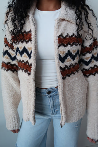 Thread And Supply Zip Up Sweater