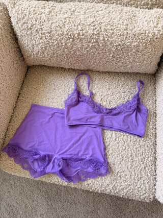 Luxe Lace Boyshort - Orchid