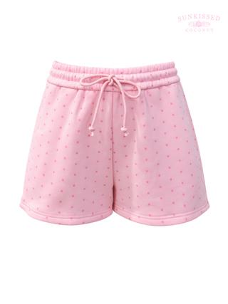Light Pink Polka Dot Shorts