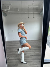 Load image into Gallery viewer, DAZE Denim Topanga Short Sleeve Romper
