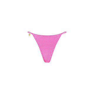 Kulani Kinis Charm Adjustable Cheeky Bikini Bottom - Pink Diva