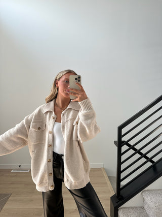 Oat Knit Cardigan