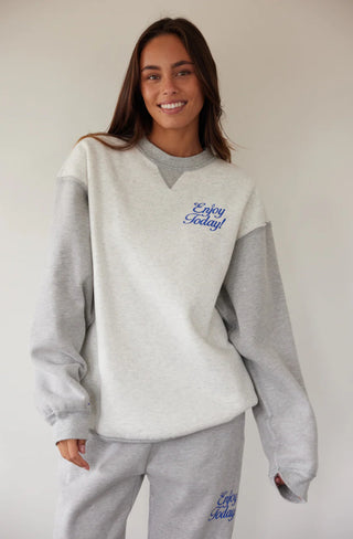 The Mayfair Group "Enjoy Today" Crewneck