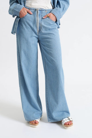 Daze Denim Maddie Mid Rise Wide Leg - Whimsy
