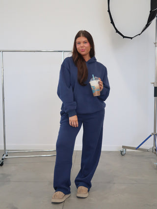 Midnight Staple Oversized Hoodie
