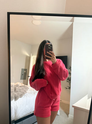 Papaya Soft-Touch Knit Pullover