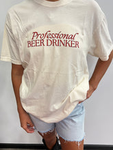 Load image into Gallery viewer, “Professional Beer Drinker” Oversized Tee Shirt
