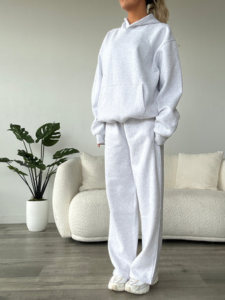 Long Ash Staple Wide Leg Sweatpants