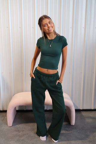 Dark Green Staple T-Shirt