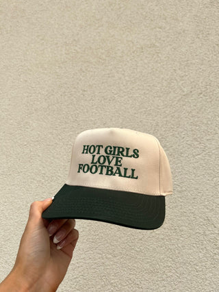 “Hot Girls Love Football” Trucker Hats