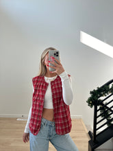 Load image into Gallery viewer, Red Plaid Vest
