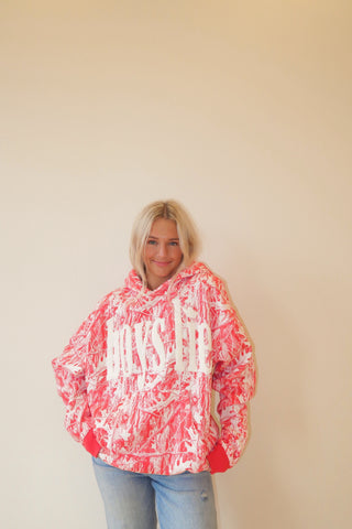 Red camo Manhunt Racer Hoodie