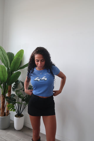 Off Road 4x4 Racing Baby Tee - Vintage Blue