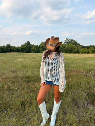 White Loose Fit Cover Up