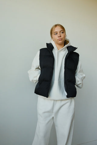Black Puffer Vest