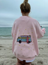 Load image into Gallery viewer, Blush Pink Embroider Van Star Crewneck
