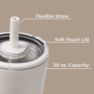 Linen HydroJug 20oz Everyday Tumbler