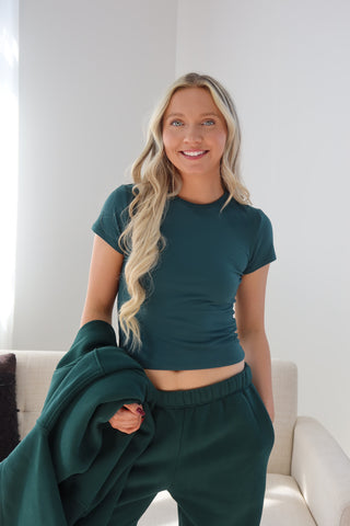 Dark Green Staple T-Shirt