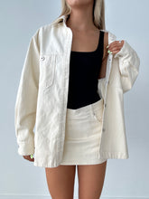Load image into Gallery viewer, Cream Denim Skirt
