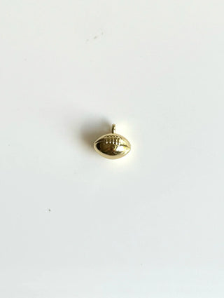 Gold Football Charm