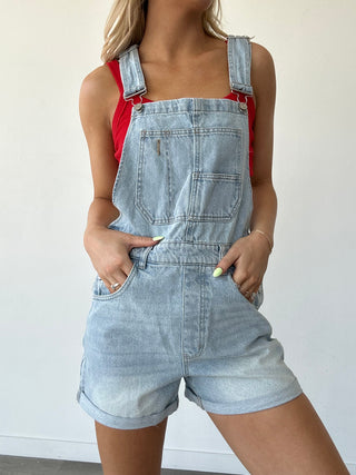 DAZE Denim Baby Blues Shortalls