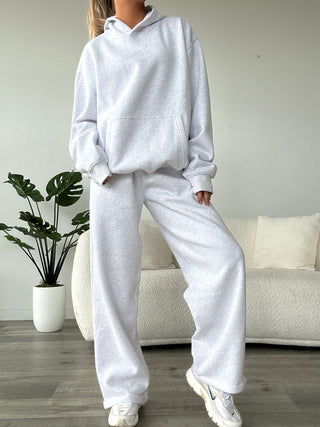 Long Ash Staple Wide Leg Sweatpants