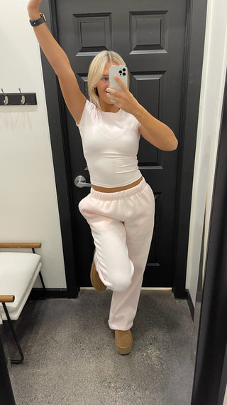 Pale Pink Staple T-Shirt