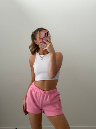 Pink Staple Shorts