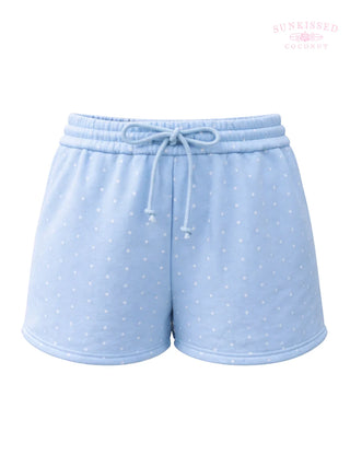 Light Blue Polka Dot Shorts