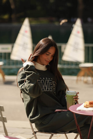 Happy Camp3r Edition Mockneck Sweatshirt - Olive