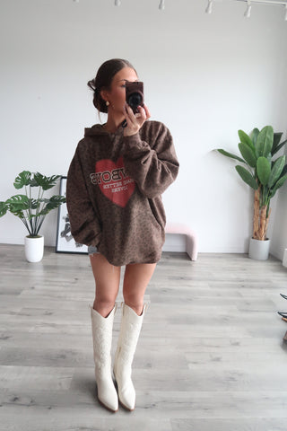 Leopard Heart “Cowboys Make Better Lovers” Hoodie