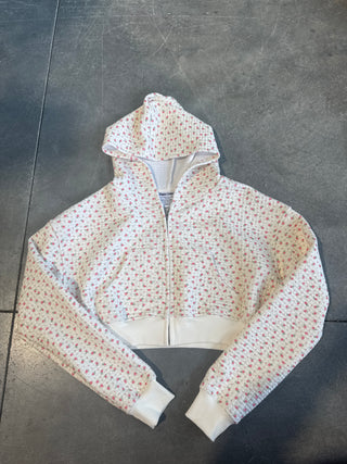 Happy Camp3r Red Roses Quilted Jacket