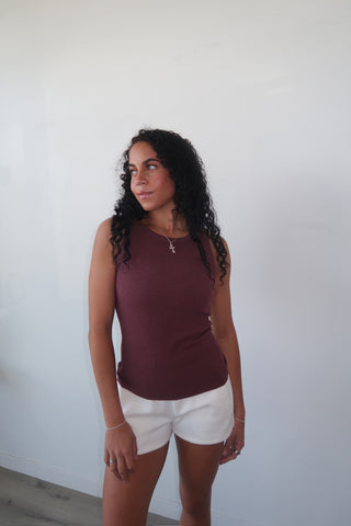 Thread & Supply Wine Heather Tank