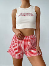 Load image into Gallery viewer, Red Plaid Shorts
