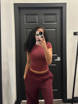 Black Cherry Staple T-Shirt