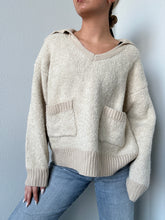 Load image into Gallery viewer, Oversized Knit Collared Sweater

