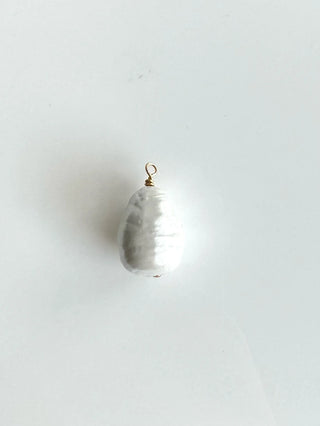 Large Pearl Charm (Gold)