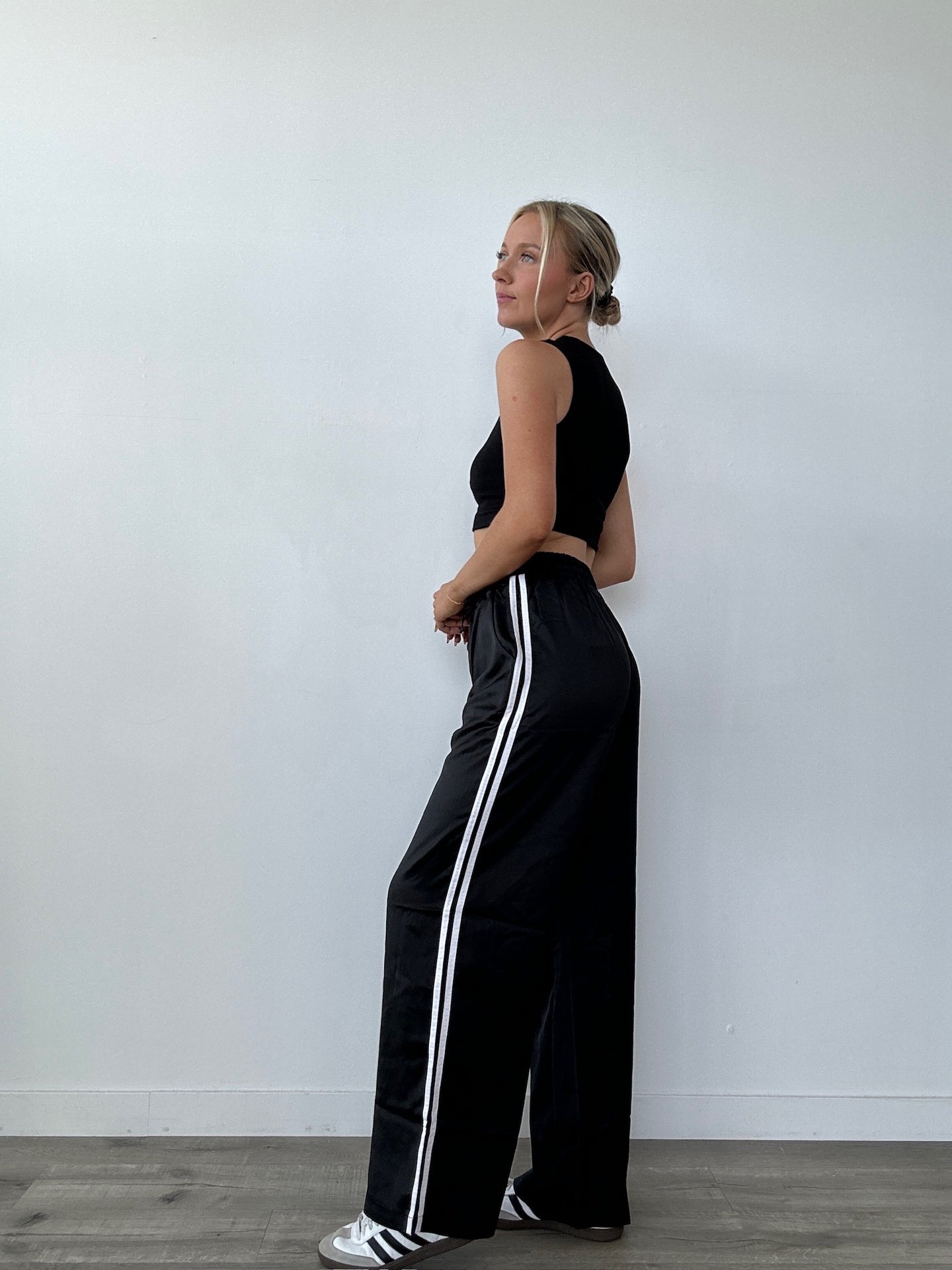 Black Track Pants