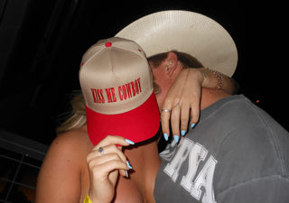 “Kiss Me Cowboy” Trucker Hat