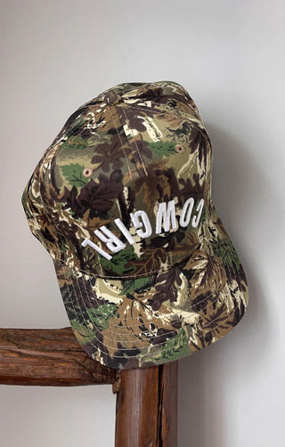 “Cowgirl” Trucker Hat - Camo