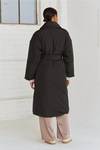 Long Black Puffer Coat