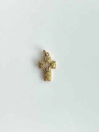 Gold Cut Out Cross