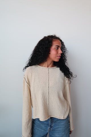 Contrast Stitch Sweater