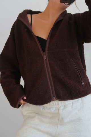 Brown Fleece Jacket
