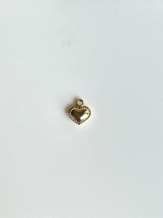 Small Bubble Heart Charm