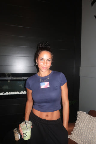 USA Flag Baby Tee