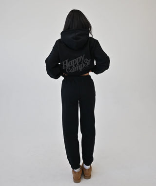 Happy Camp3r Black Puff Series Sweatpants